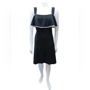 Rodan NWT Midi  Cold Shoulder Black And White Dress Size XXL